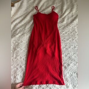 Elegant Red Women's Dress